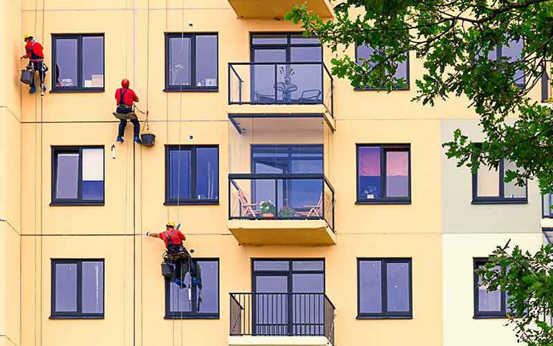 Pintura de Fachada em Altura